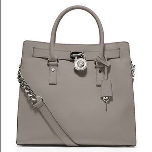 Michael Kors large Gray Hamilton bag!!